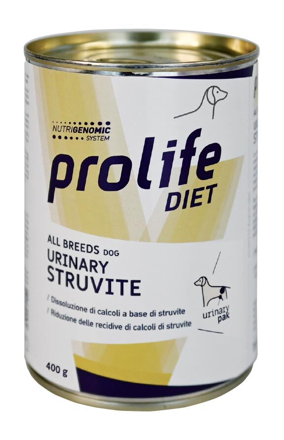 Alimento dietetico Prolife Diet Urinary Struvite All Breeds 400 g per cani adulti con calcoli urinari Alimento dietetico Prolife Diet Urinary Struvite All Breeds 400 g per cani adulti con calcoli urinari